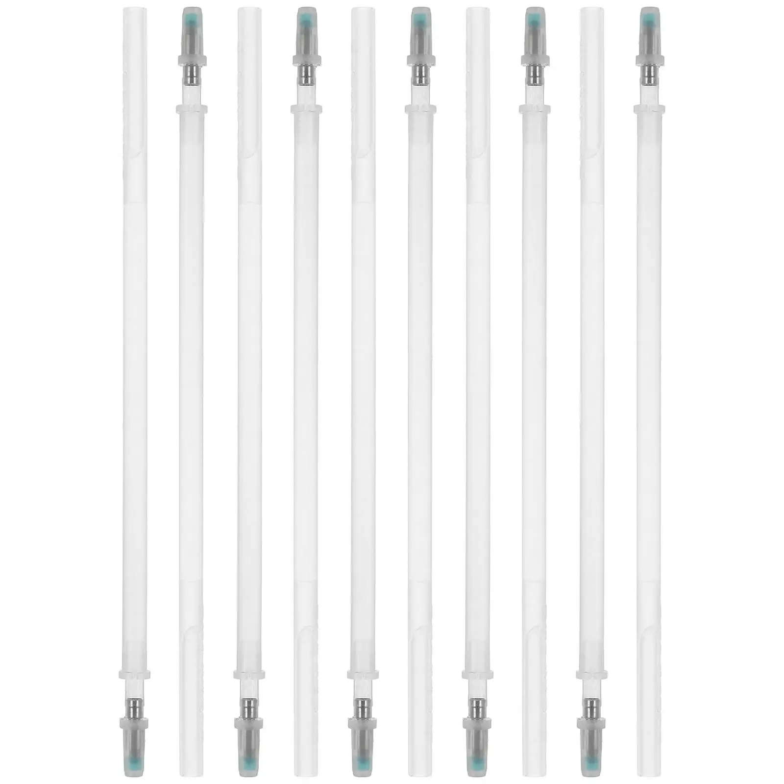 

10 Pcs Highlighter Refill Black Pens Ballpoint Color Changing Invisible Ink Pen Refills Glowing UV School Office Supplies