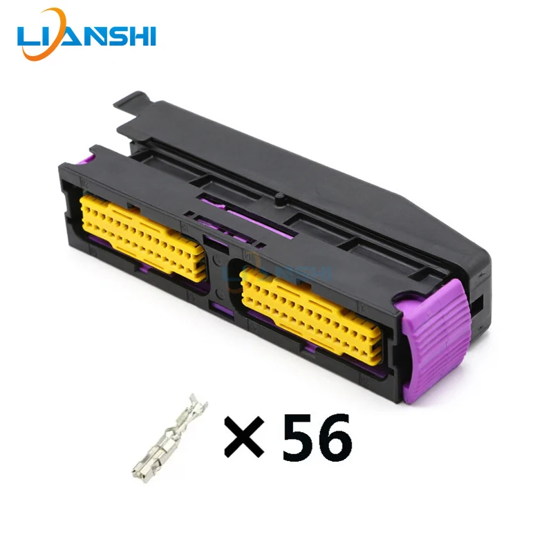 1 Set 56 Pin Automotive ECU Connector 28+28 Aluminum Housing Plug 211PC562S0009 Match Pin Header 211PL562L0011