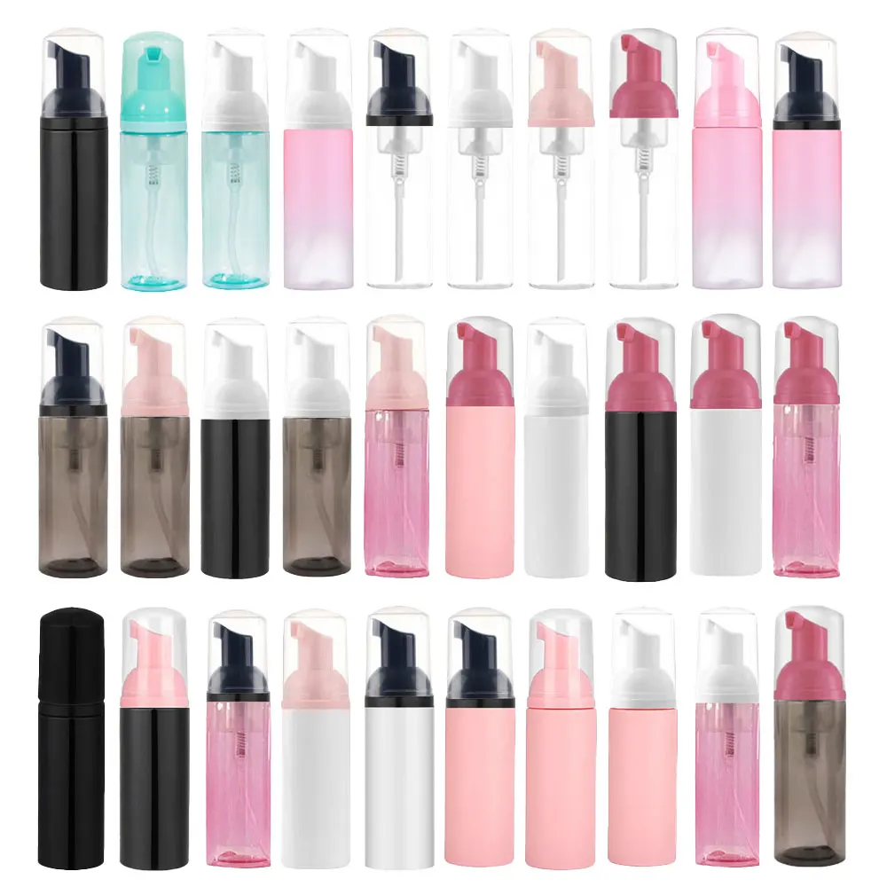 20pcs 2oz/60ml Foam Pump Bottle Detergent Soap Dispenser Travel Foam Pump Bottle Lash Shampoo Bottles for Hand Sanitizer Liquid