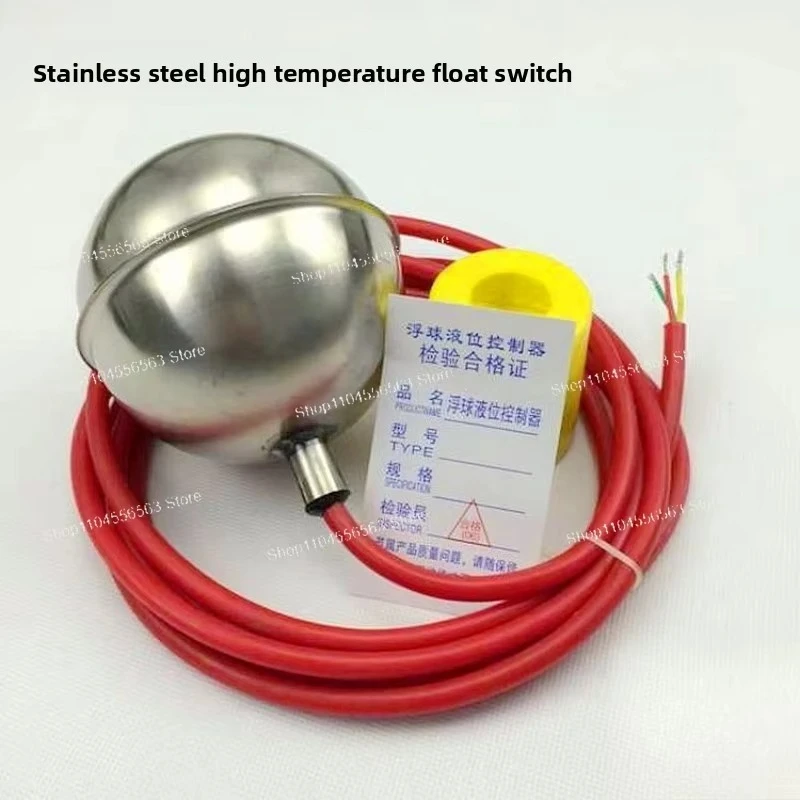 Stainless Steel Sphere Float Switch High Temperature Liquid Level Controller for Water Tank