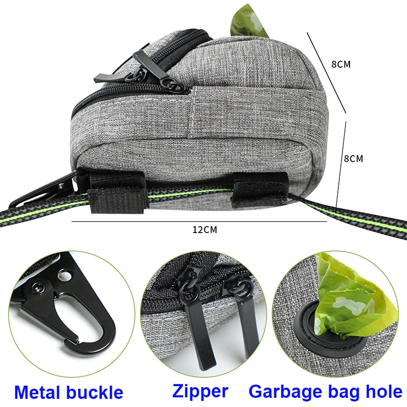 Pet Dog Treat Pouch Poop Dispenser Portable Multifunction Dog training bag Outdoor Travel Dog Bag Durable Pet accessories