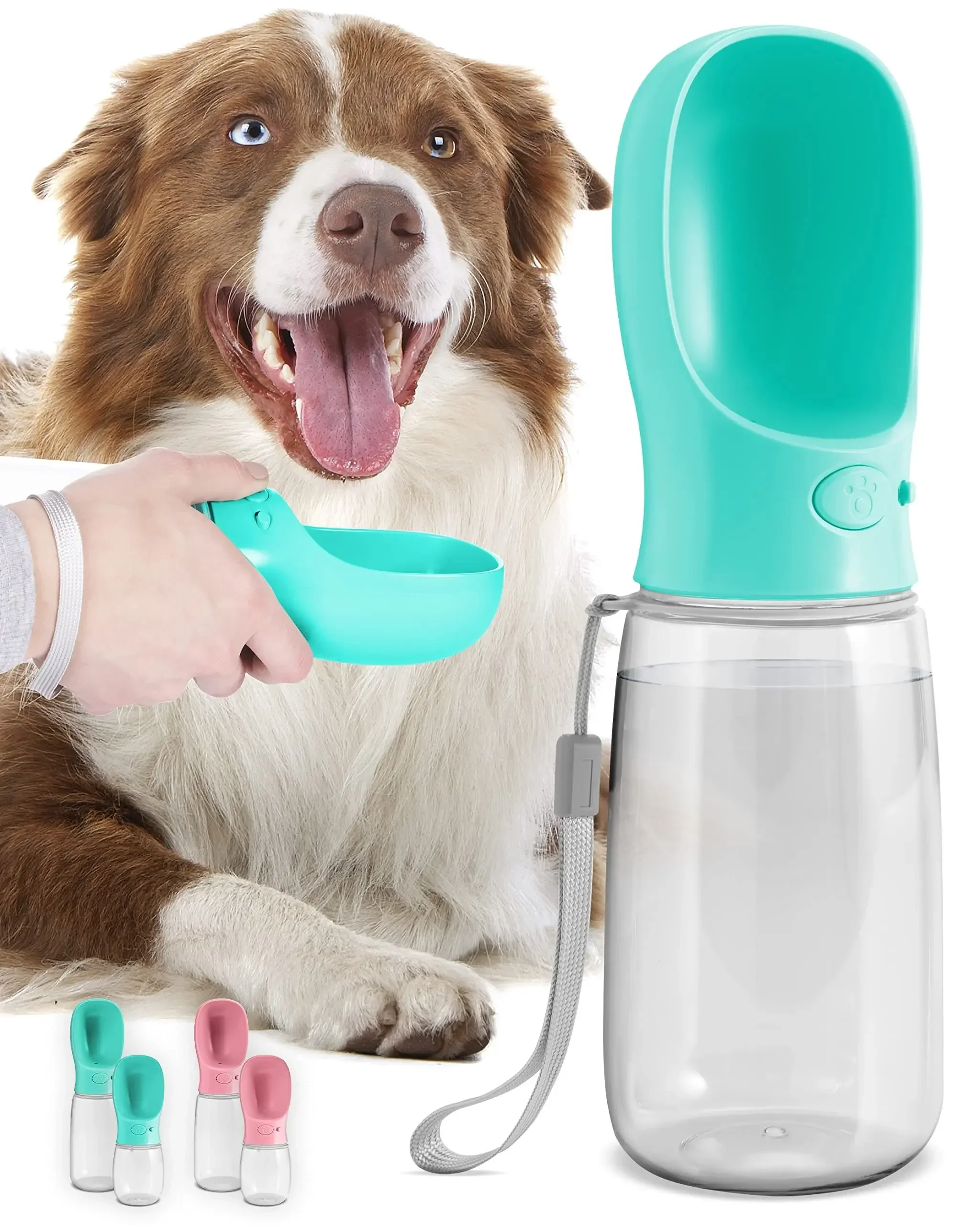 

Portable Dog Water Bottle Travel Outdoor Pet Drinker Leak Proof Dog bowl Walking Drinking Cat Drinking Bowl Dog Supplies