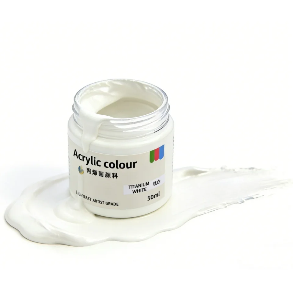 9-Farben-Acrylfarben, erhältlich in großer Kapazität von 50 ml. Das Set enthält Malen, Färben, Kunst, Malerei und Graffiti. – Detail 14