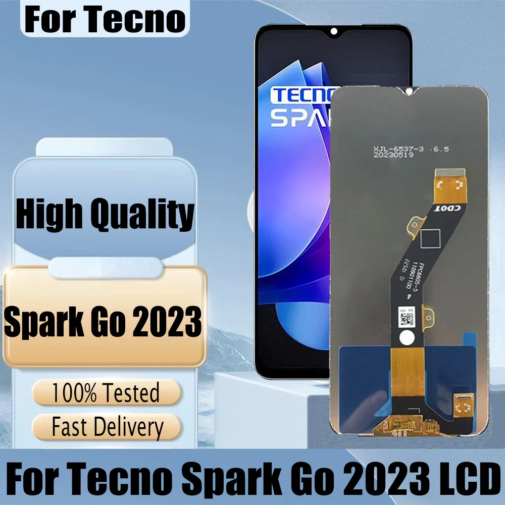 For TECNO Spark GO 2023 LCD Screen 6.56 AMOLED
