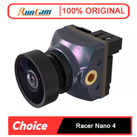 RunCam Racer Nano 4 1200TVL Super WDR CMOS Sensor Waterproof LED Lighting Track Mode FPV Camera NTSC/PAL for RC Racing Drone