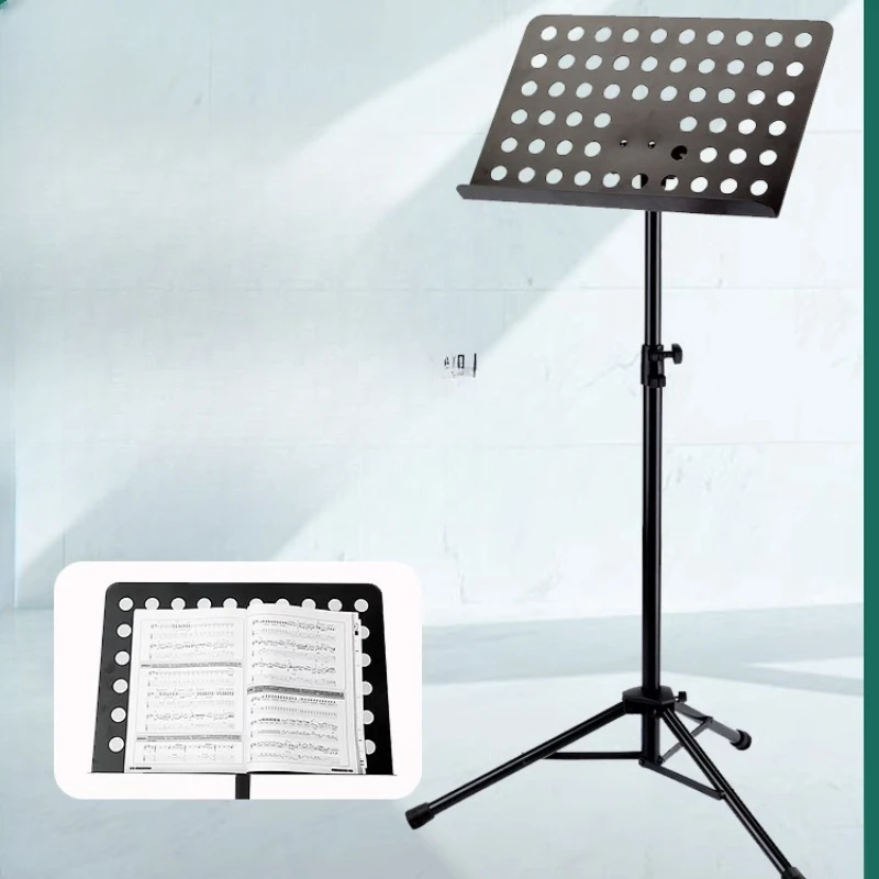 The angle of the orchestra's score stand can be adjusted, and the stage performance conductor's score stand