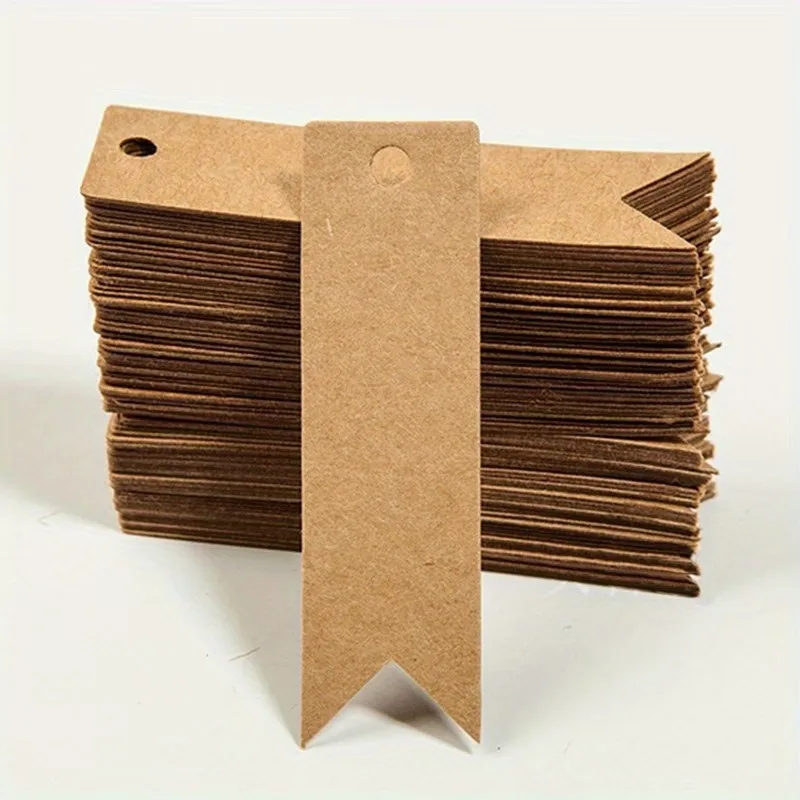 58 pcs Writable Gift Tags Pre-Punched Hanging Hole, designed for Baking Package Tags, Lightweight Paper Card