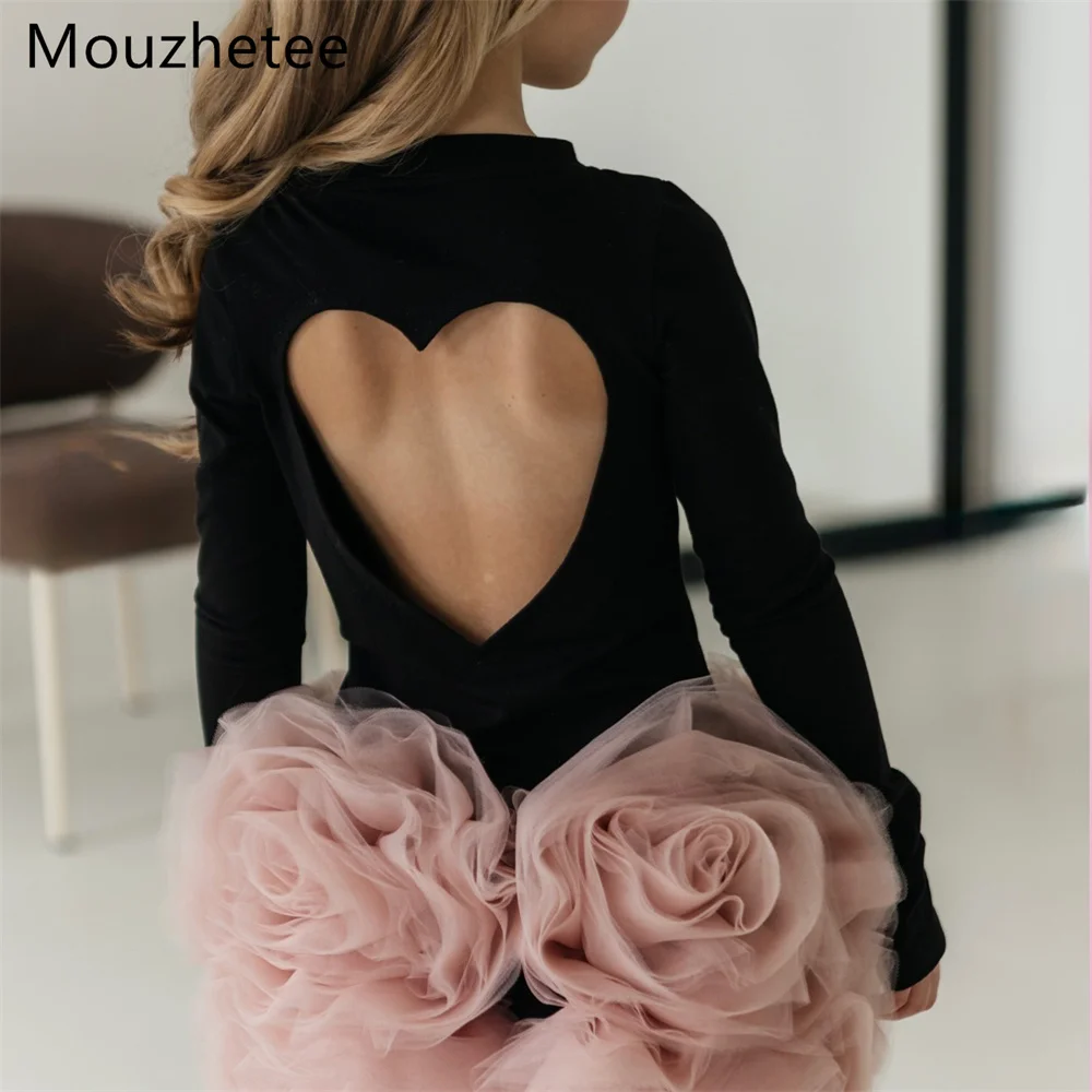 

Booma A-Line O-Neck Backless Flowers Girl Dresses Wedding Party Dress for Kids Flowers Girls Prom Gowns Customized 2026