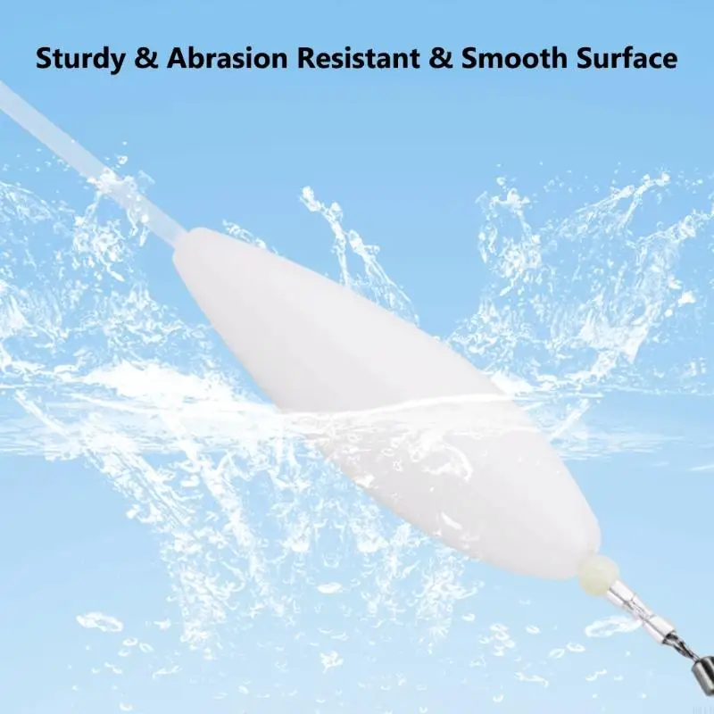 

K1KD 12/15/20/30/40g Fishing Float Bombard Upward Bobber Floating Buoy Acrylic Buoyancy Bobbers for Long Casting 3pcs