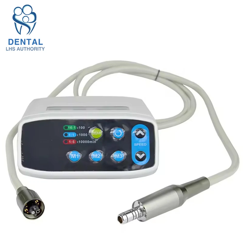 Dental Brushless Led Micro Motor Electric Machine Set Internal Water Spray E-type Contra Angle Handpiece Clinical Equipment