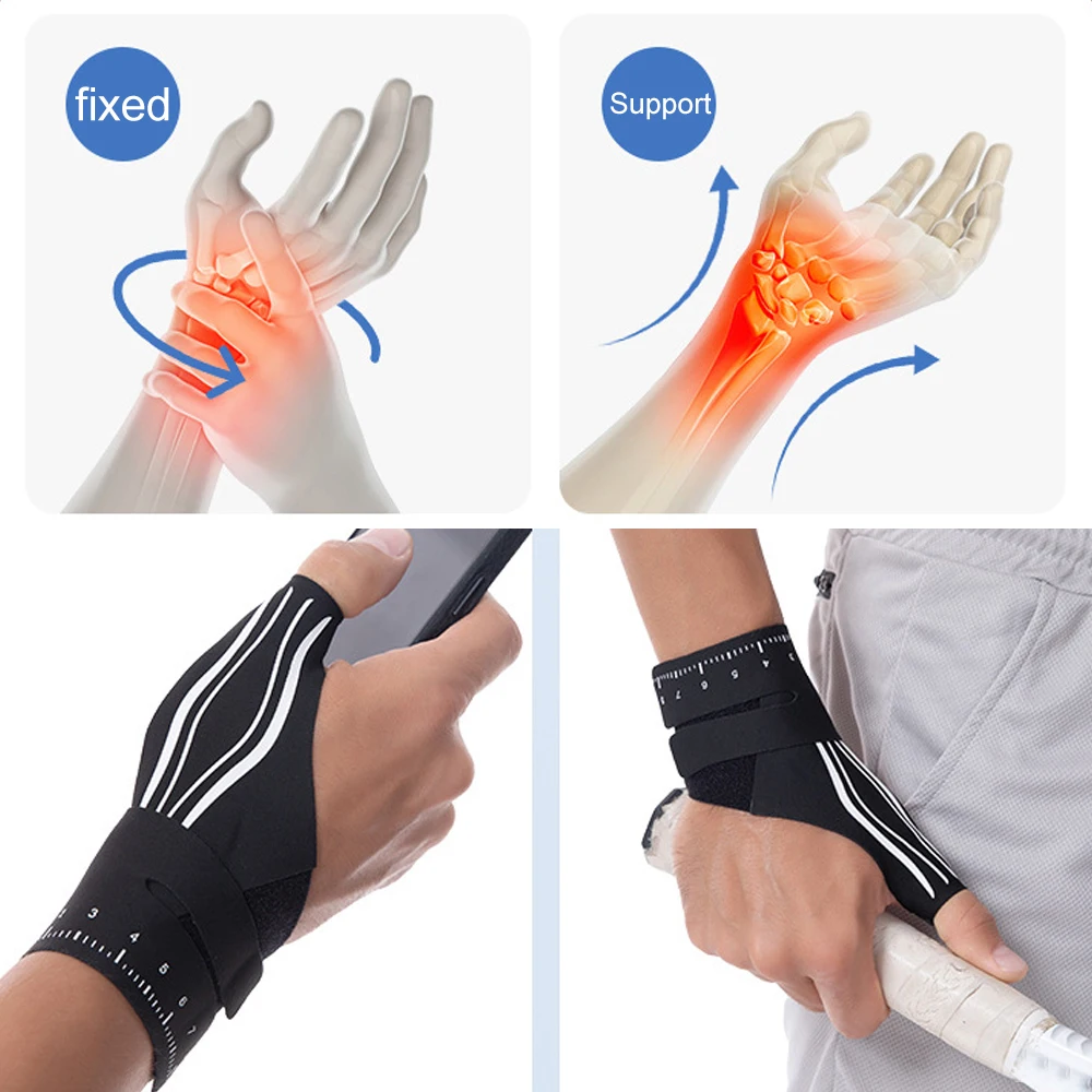 

Ультратонкий компрессионный бандаж для большого пальца (1 шт.), дышащий стабилизатор запястья, легкая шина для большого пальца, облегчающая боль, универсальная поддержка для мужчин и женщин