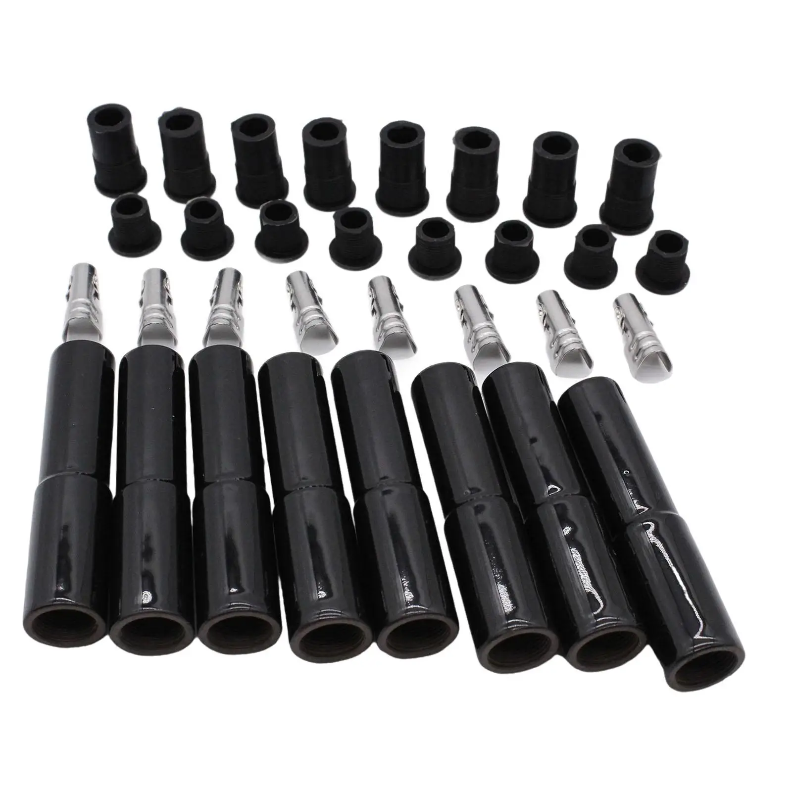 8x Ceramic Spark Plug Boot Kit Component Easy Installation Replacement Car Part Spark Plug Terminals Spark Plug Wire End Boots