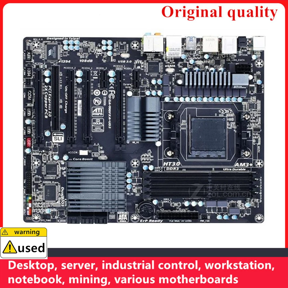 For GA-990FXA-UD3 990FXA-UD3 Motherboards Socket AM3+ DDR3 32GB For AMD 990X 990FX Desktop Mainboard SATA III USB3.0