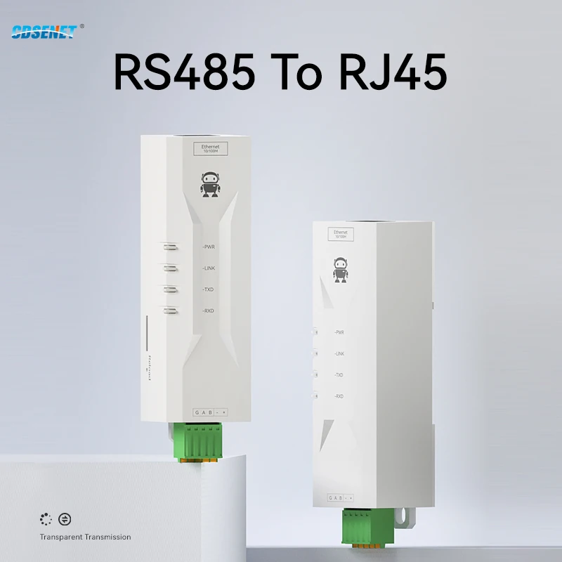 이더넷 직렬 포트 서버 CDSENET NE2-D11 DC 8-28V TCP/UDP Modbus MQTT HTTP DNS DIN 레일 설치 FOTA 원격 업, RS485