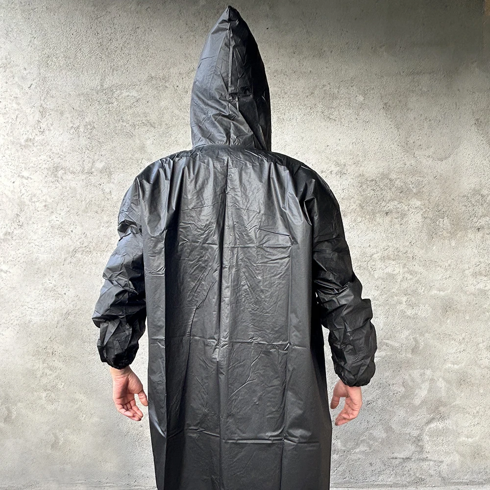 Disposable Portable EVA Raincoats for Adults Reusable Rain Ponchos  Outdoor Motorcycle Cycling Hiking Lightweight Raincoats