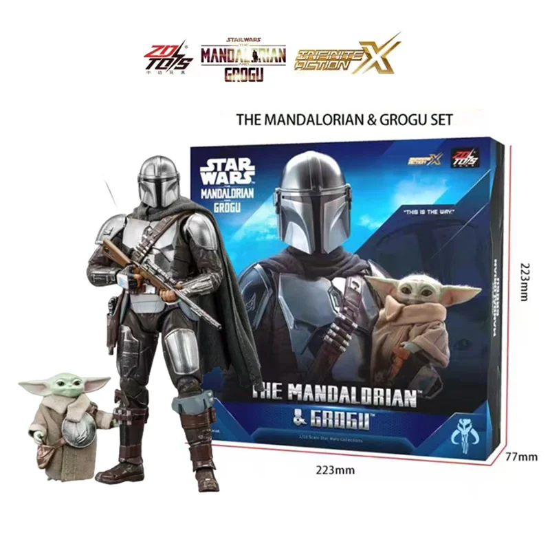 Zd Toys 1/10 Star Wars Darth Vader Stormtrooper Luke Skywalker Grogu The Mandalorian Action Figure  Model Figure Collectible Toy view 4