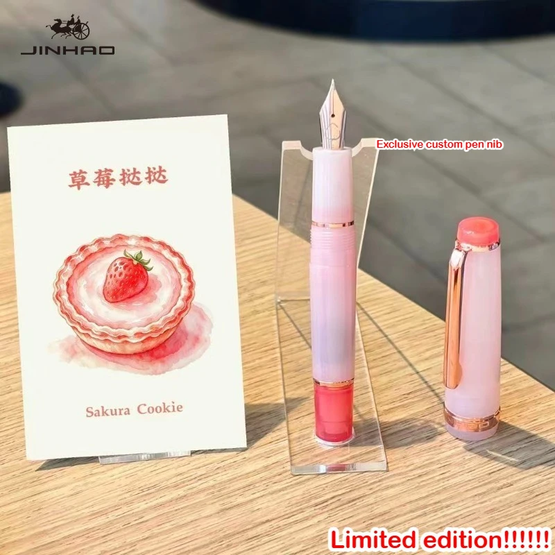 Limited Edition JINHAO 82 MINI Fountain Pen Light & Crisp Collection Rose Gold Clip & Nib Office School Supplies Stationery