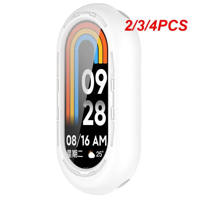 2/3/4PCS For Mi Band 8 Waterproof Multi Color Selection Dust And Fall Prevention 0.005kg Watch Case Protective Case