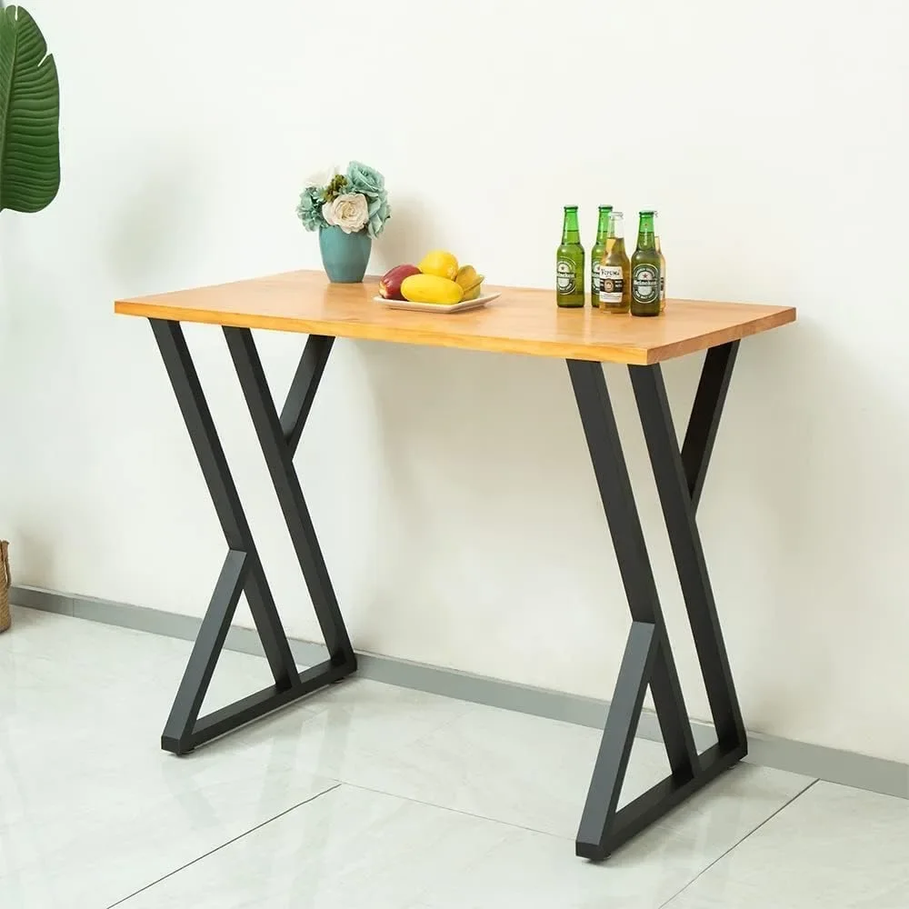 Industrial Modern High Coffee Table Legs, Heavy-Duty Metal Legs for Dining Tables, Industrial Modern Design,DIY Iron Bench Legs