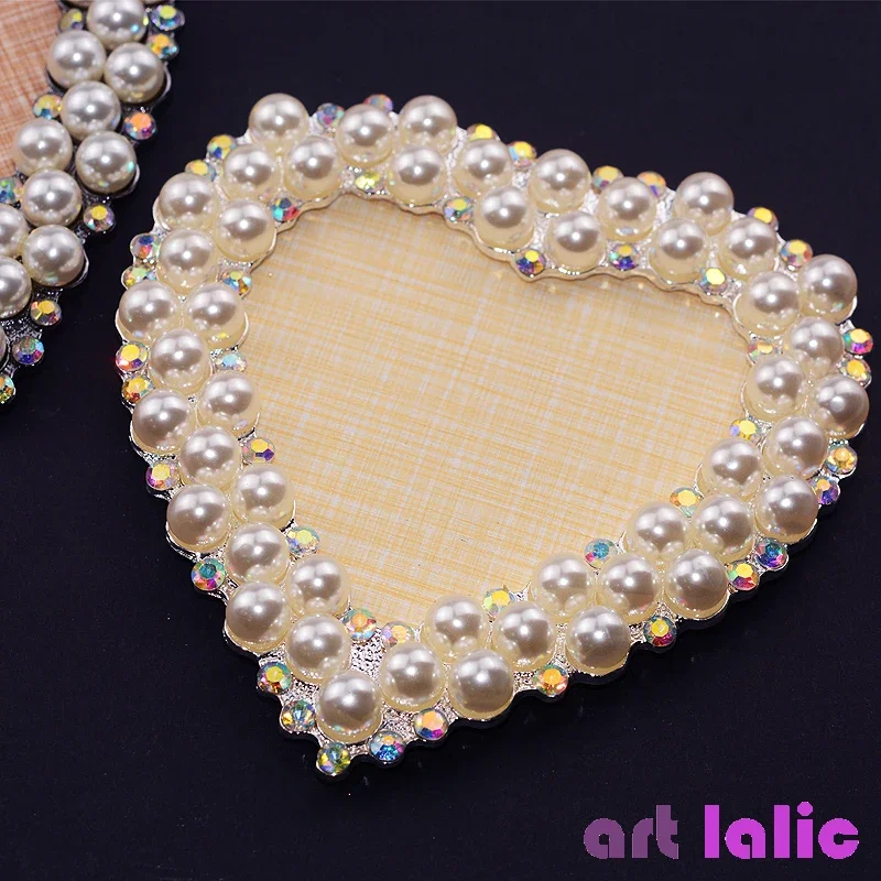 Panneau d'affichage de pointes d'ongles de Style européen rétro, étagère en forme de cœur de perle, vernis Gel UV, outil de manucure, fournitures d'art des ongles