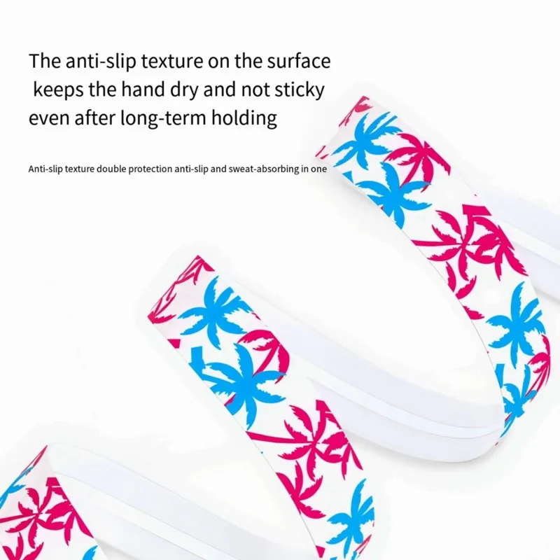 2026 New EVA Road Bike Handlebar Tape-Non-Slip, Grip Cushioned, Sweat-Absorbent With Coconut Tree Print Design