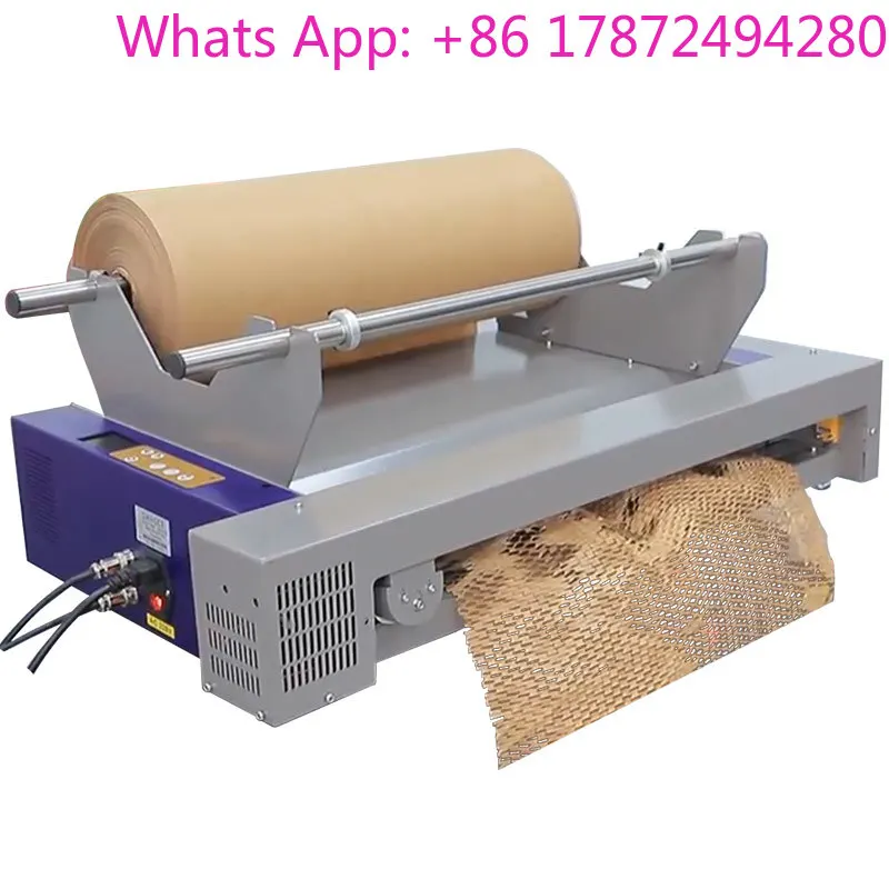 Automatic Electric Kraft Paper Honeycomb Wrapping Machine  Condition For Farm Hotels Home