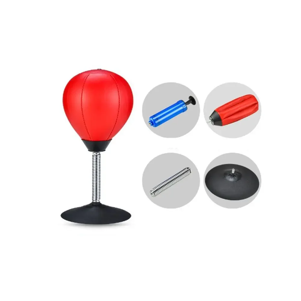 Heavy Duty Suction Cup Funny Gift  Relief Ball Boxing Speed Ball Stress Buster Desktop Punching Ball