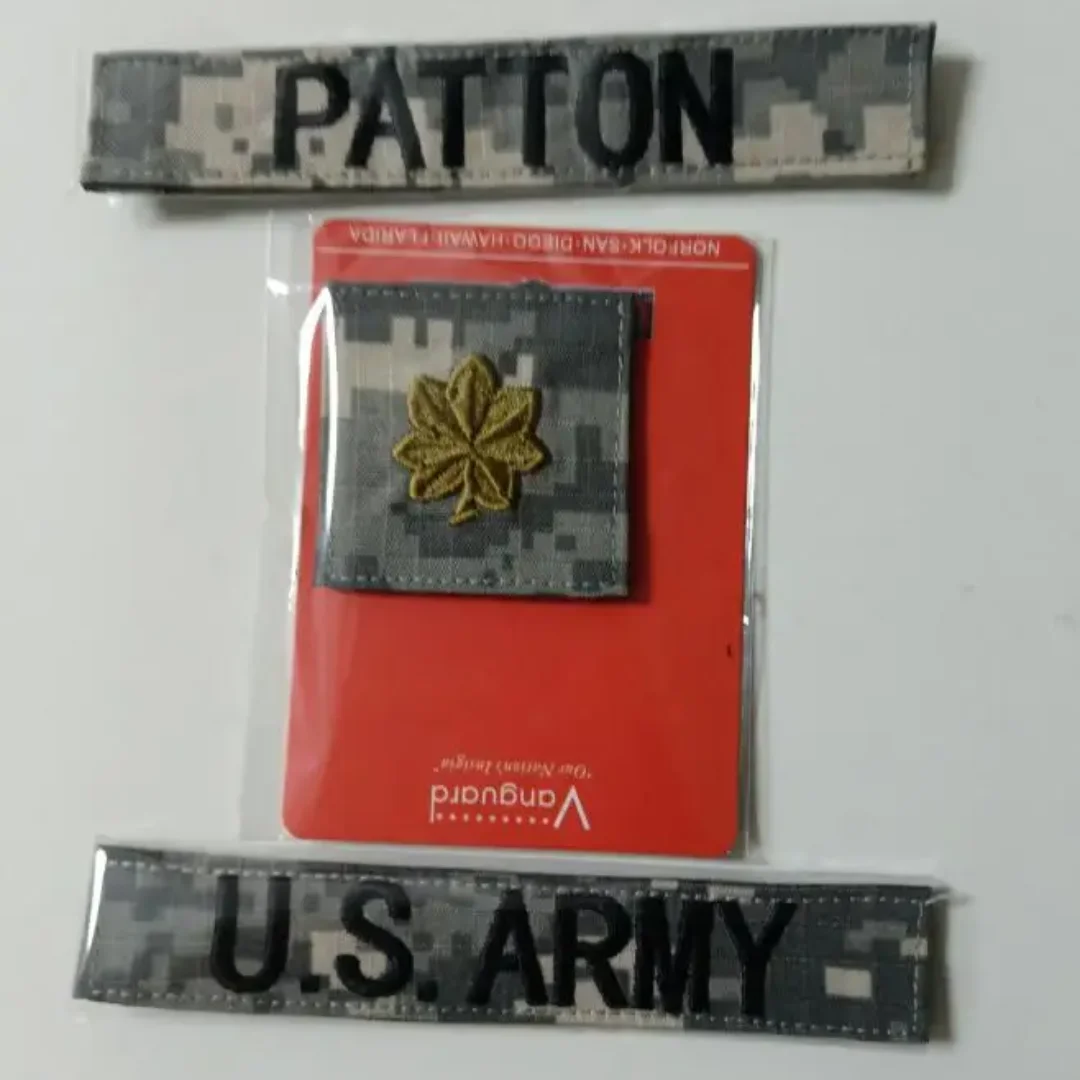 P300 Fleece Coat US Chest Band Rank Armband L3L5L7 Magic Badge Name Band ACU Camouflage UCP Badge Sticker