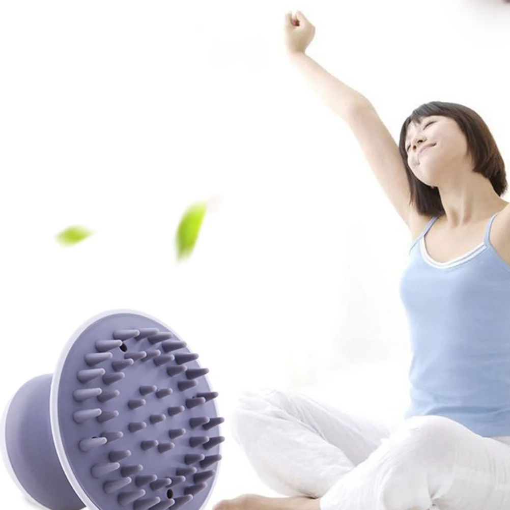 

Electric Head Massager Scalp Relax Stress Relief White USB Rechargeable Mini Portable Unique Nails Design Deep Tissue Massage