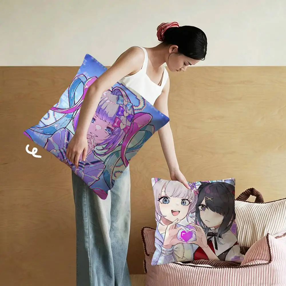Needy Girl Overdose Game Pillow Cushion Cover Pillowcase Living Room Sofa Home Decor Customized