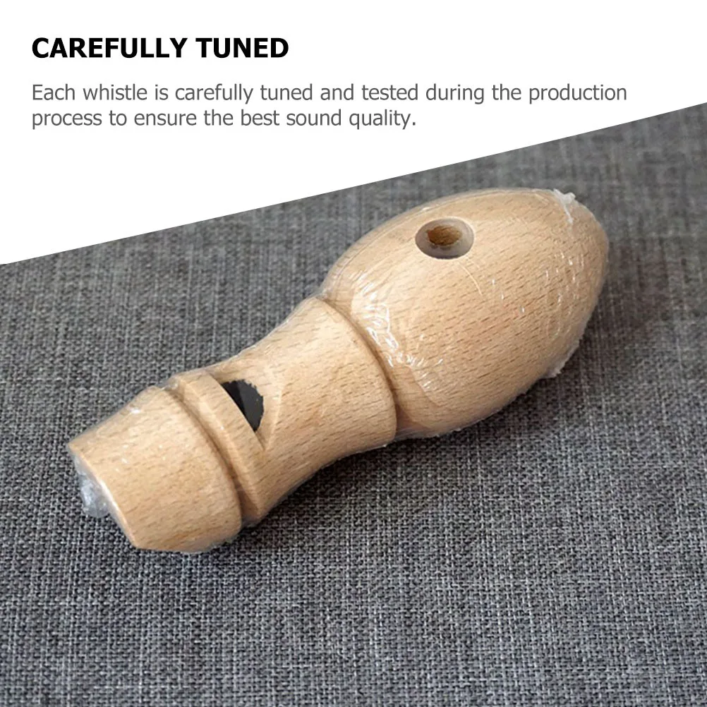 

Adorable Portable Whistle Wooden Train Whistle Learning Gift For Party School Travel Music Education