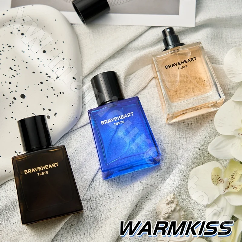 

WARMKISS Men's Eau De Toilette Fresh Woody Tone Lasting Fragrance Fresh and Natural Removes Odor Mysterious and Confident 50ml