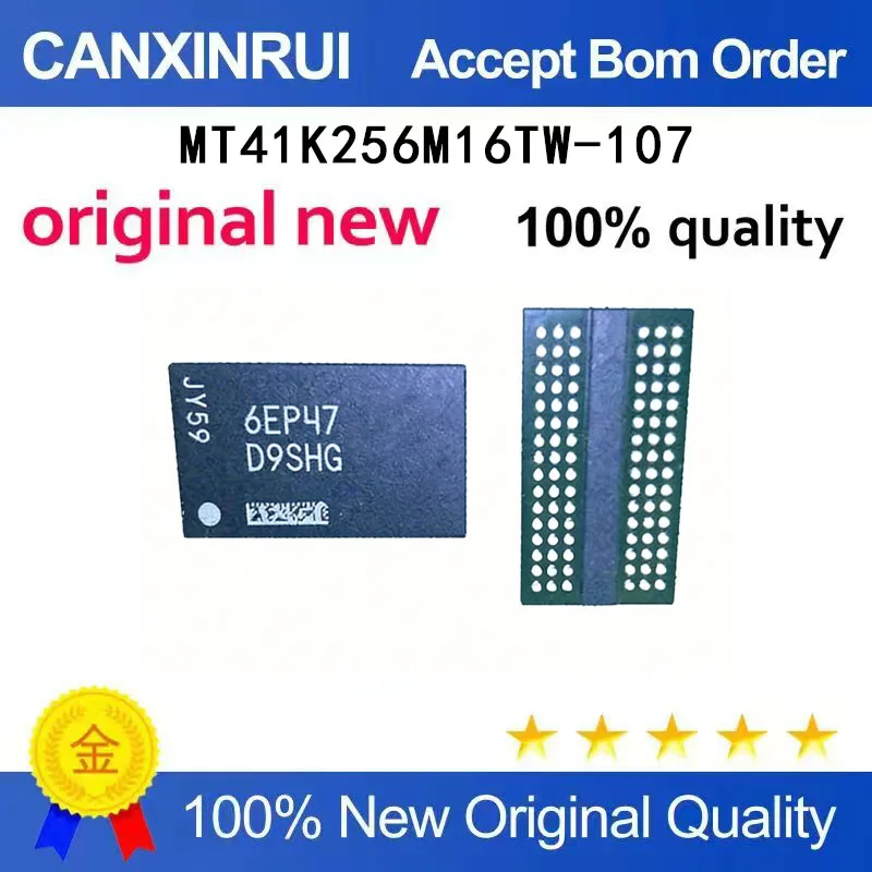

(5-100 Pieces) New stock MT41K256M16TW-107 IT: P silk screen D9SHG DDR3 flash BGA
