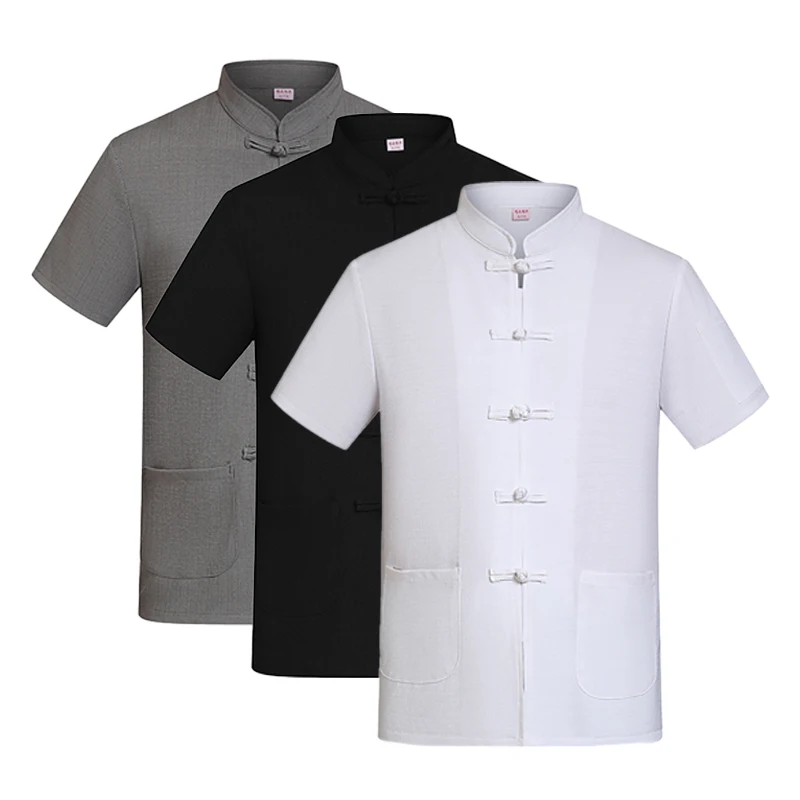 Chaqueta de cocina para hombre y mujer, uniforme de Chef, restaurante, trabajo, uniforme de cocinero, ropa de cocina, Tops, uniforme de Hotel, camarero