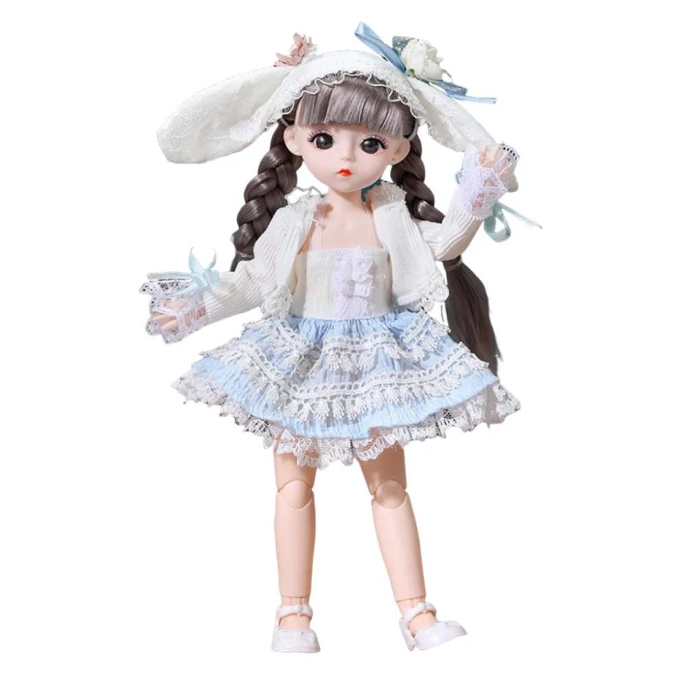 

Fashion Design Doll Dress Set With Shoes Hat Accessories Doll Clothes Suit Pretty Dress Doll Replacement Clothing