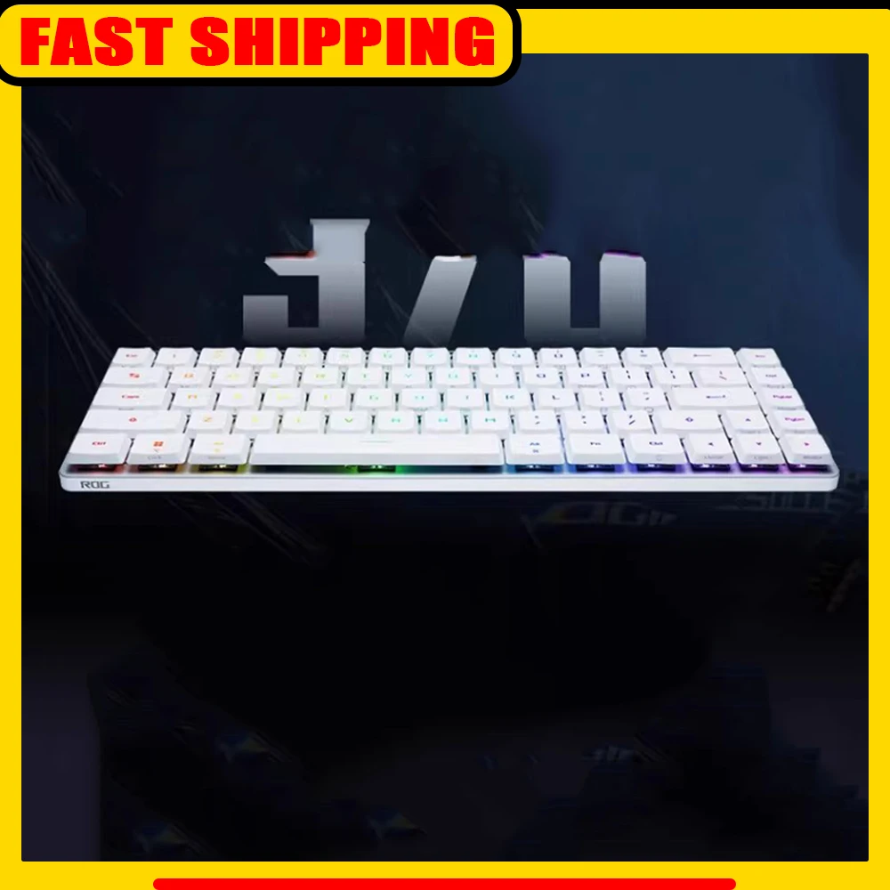 ROG Claymore RX LP Mechanical Keyboard SPEEDNOVA Wireless Connection Three Mods Omni Receiver Keyboard Gasket Hot Swap PC Gifts