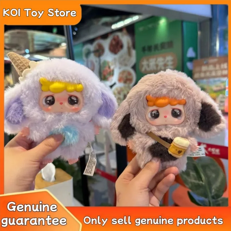 جديد الأصلي الطفل ثلاثة مي توتو و حولا لا صندوق أعمى حقيبة قطيفة قلادة الحلي الزخرفية جمع الدمى عيد ميلاد فتاة هدية