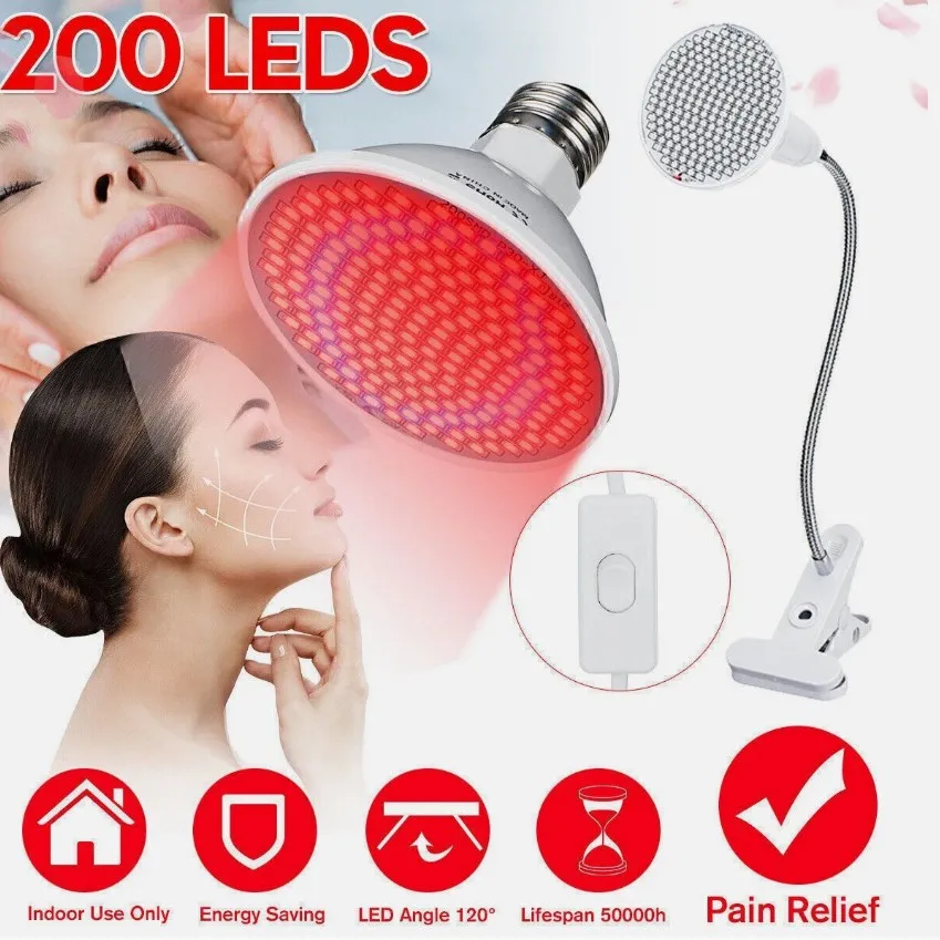Red Light Therapy Lamp Whole Body Beauty and Skin Beauty Lamp Desktop Sofa Bedside Beauty Lamp