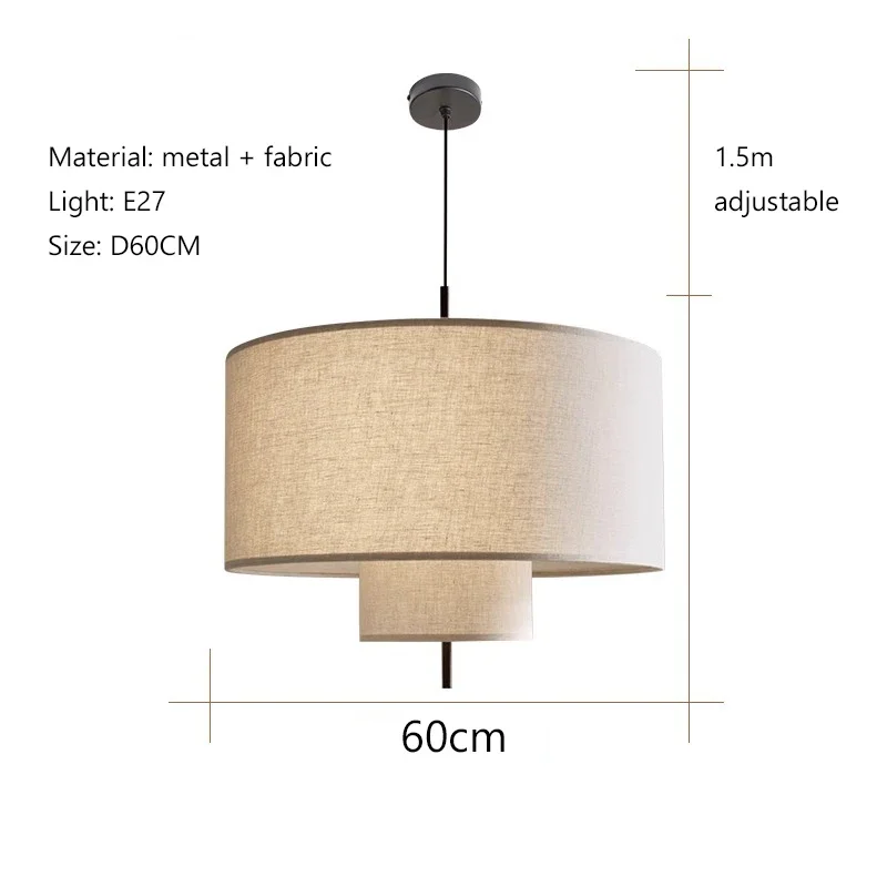 Market Set Pebble hanglamp, Bohemian stoffen hanglamp voor eetkamer, winkel, slaapkamer, woonkamer, retro Wabi Sabi kroonluchter