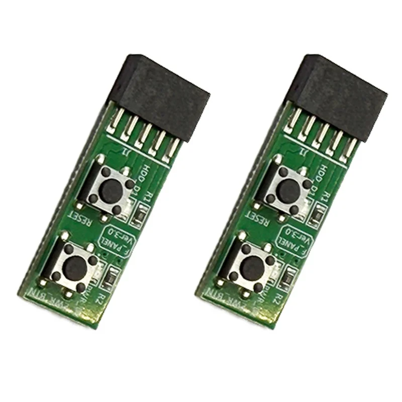 2x5 Pin Reset Power Test Board Stable Desktop Testing Accessories Computer Maintenance Tool Kit For DIY PC Desktop Computer Kit