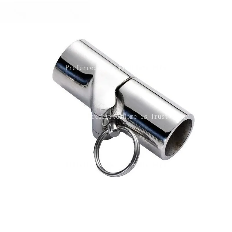 

Фурнитура для лодок, складная поворотная муфта из нержавеющей стали 316, соединитель для труб, морская труба, бимини-топ, разъем для флагштока, Yatch