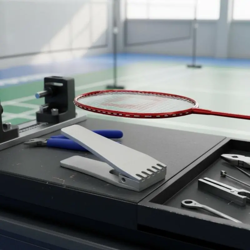 

Badminton Racket Flying Clamp Strong Clamping Strength Flying Clamp 6-Tooth String Holder Lightweight and Small