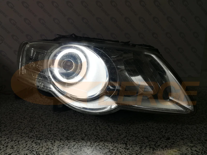 Excellent Ultra Bright CCFL Angel Eyes Halo Rings Kit Light For Volkswagen VW Passat B6 Magotan 2005-2010