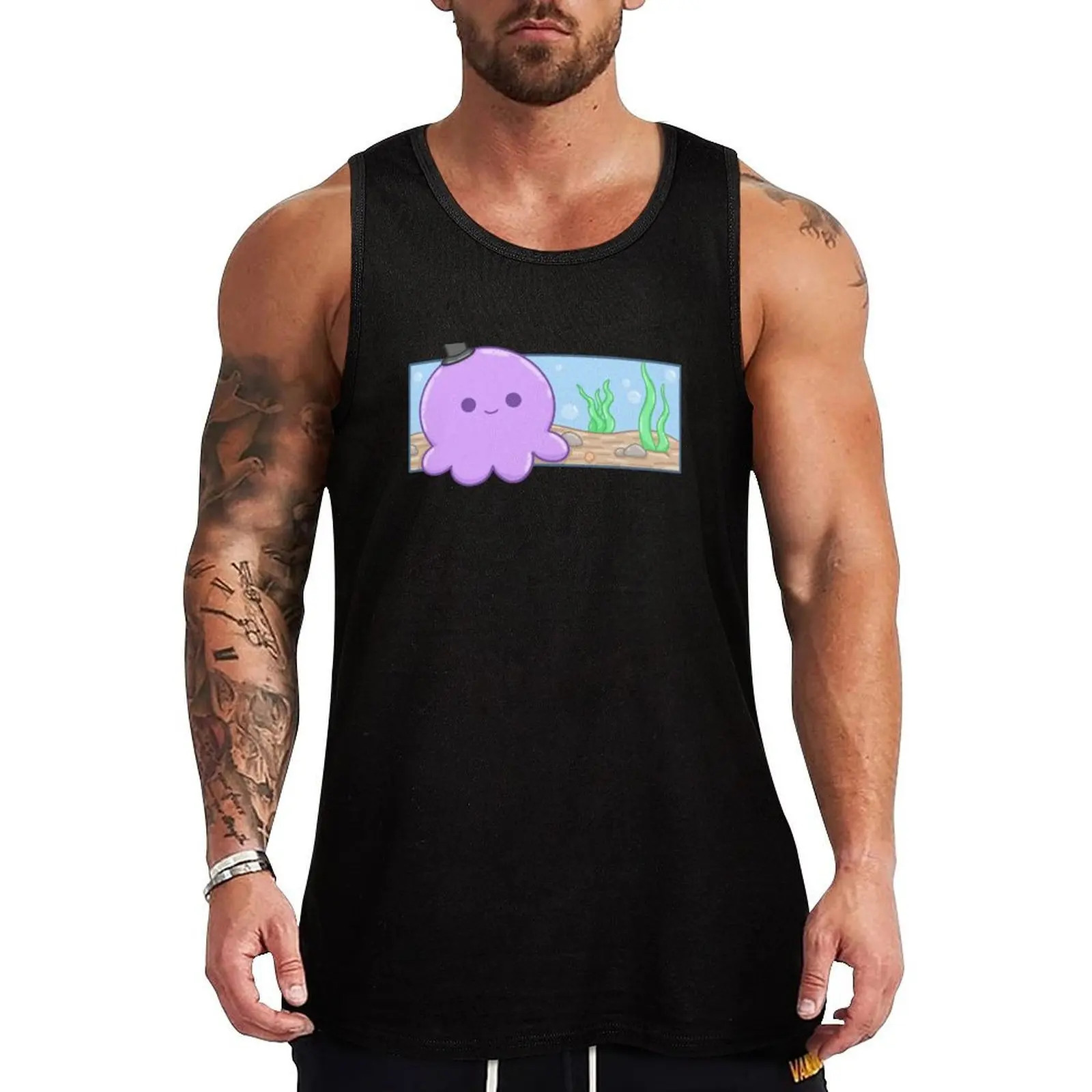 

Ozzy the Octopus Tank Top Top summer Men gym sportswear Men's summer t-shirt Men's t shirt
