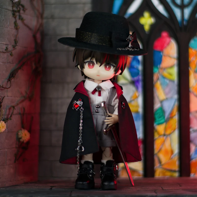 ob11ヴァンピラ騎士12パーツbjdドール服セットp9p10-a-si-20-ymy着用可能ドール衣装おもちゃアクセサリーコレクター向け