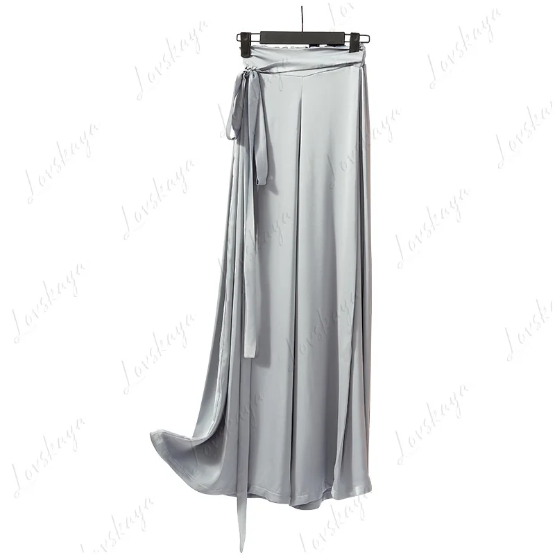 

Классические танцевальные брюки, тренировочный костюм, женские брюки для практики китайского народного танца, элегантные шифоновые широкие брюки