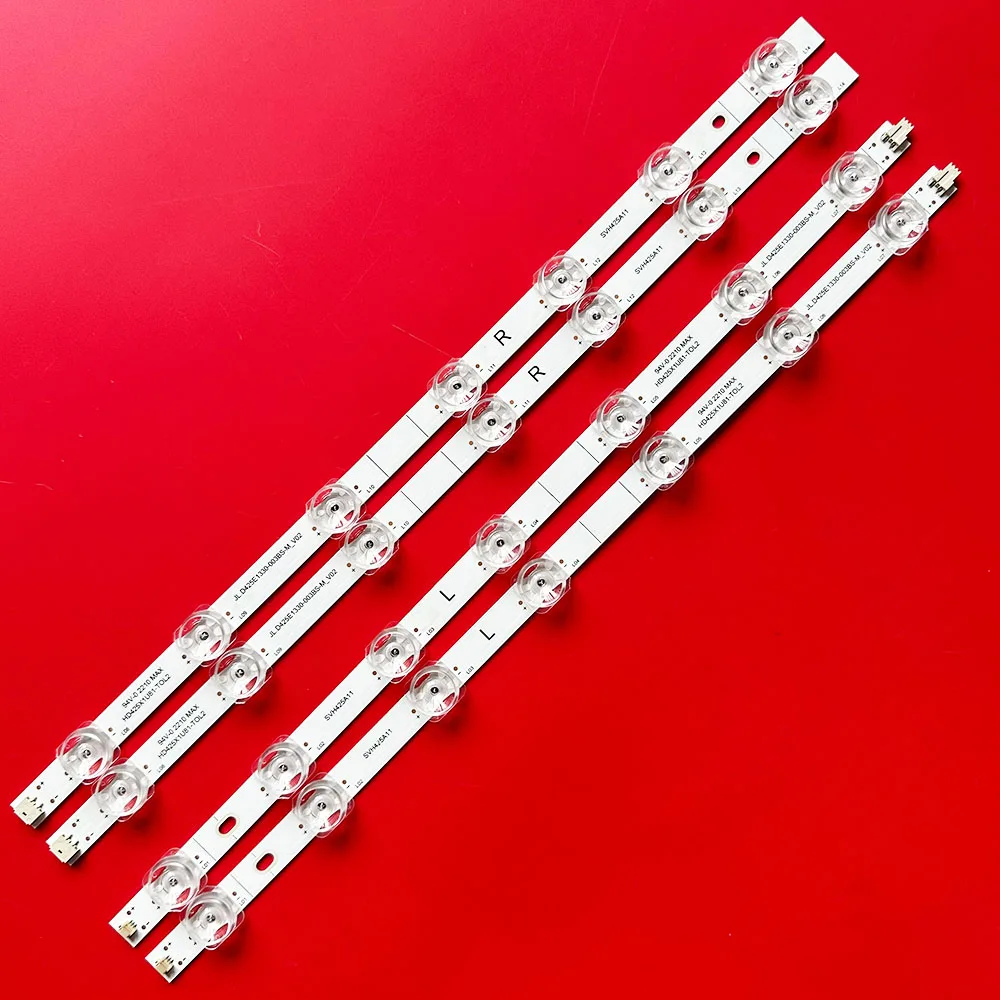 

4/12PCS LED backlight Strip For Hisense SVH425A1 JL.D425E1330-003BS 43H6500G 43R6000GM 43A603AMV 43R6E3 43h6g 43R6090G 43H6570G