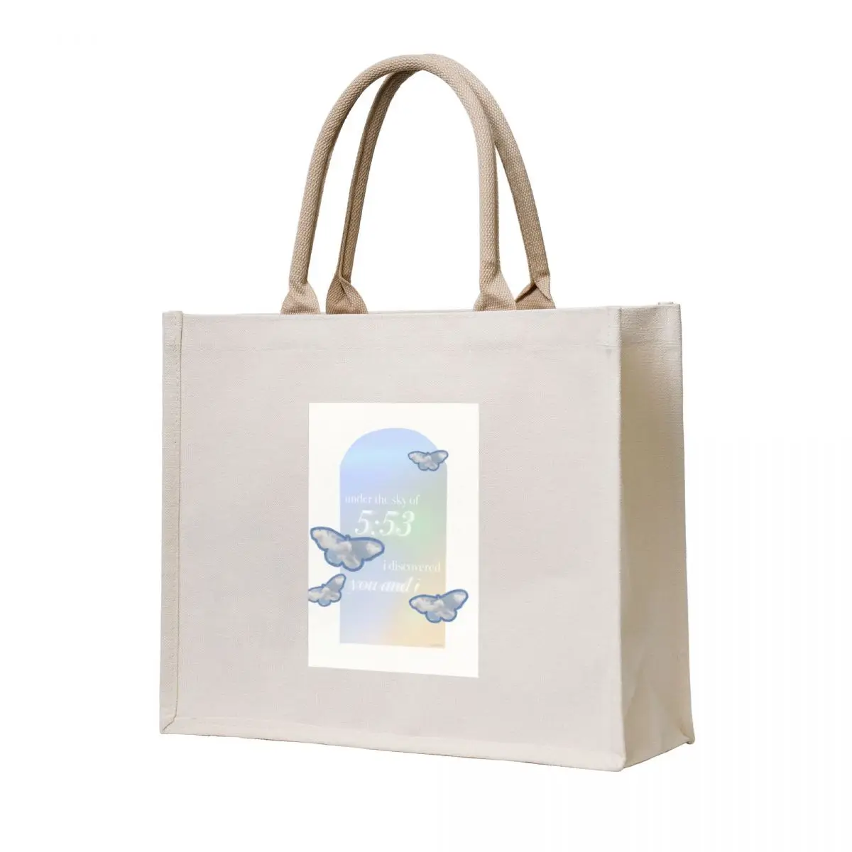 

TXT Blue Hour Gradient Tote Bag reusable shopping bags Women's tote bag Women's shopping bag the tote