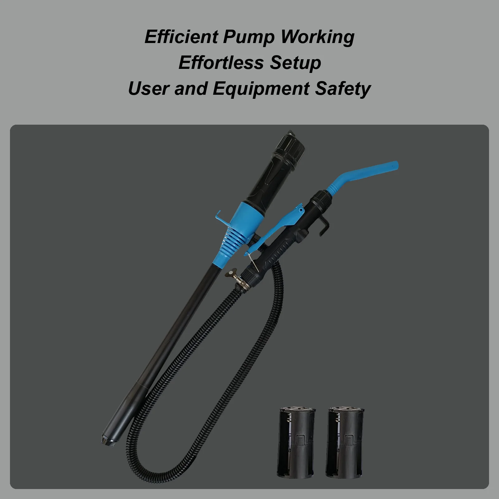 

Oil Pump Extractor Battery Powered Siphon Oil Transfer Pump Leak-Proof Portable Hand Tools Siphon Manual Fluid Transfer For