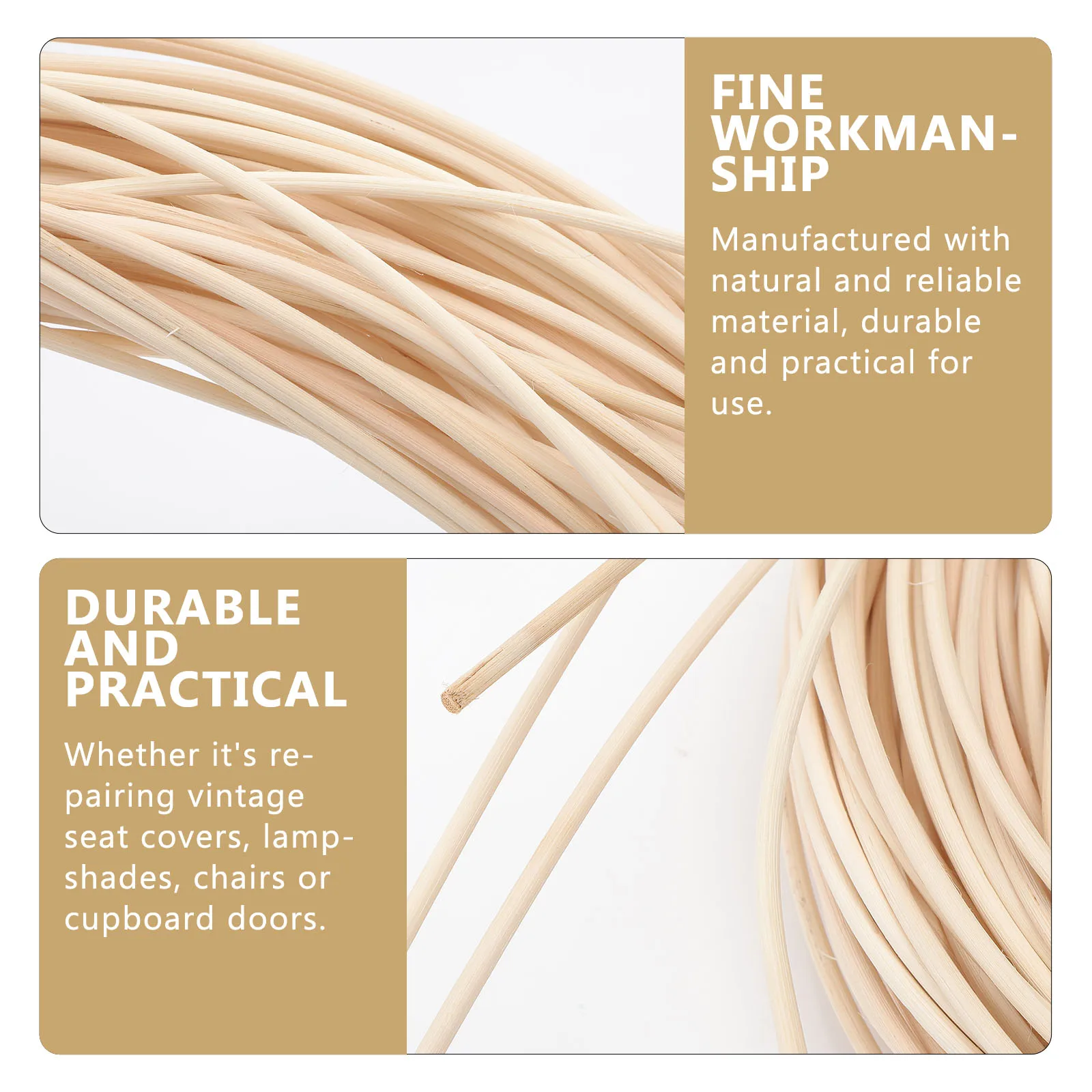 

Материал из натурального ротанга для корзины для абажура, проекты «сделай сам», ткацкий материал, прочные гладкие принадлежности для ремонта мебели